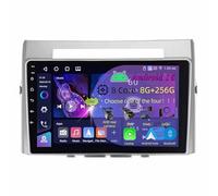 Autoradio stereo GPS touchscreen Android 15 da 9 pollici per Toyota Corolla Verso 2004-2009 Car Radio Schermo Bluetooth Carplay AHD Telecamera di backup Navigazione GPS Comandi al volante (C4 8+128G)