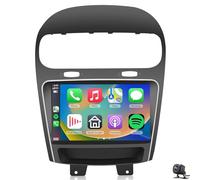 Autoradio stereo per Dodge Journey 2011-2019/FI-AT Freemont 2012-2014 touch screen IPS da 9 pollici BT Wireless Carplay Android Auto navi GPS FM RDS DSP telecamera di retromarcia(Color:4 CORE 2+32G)