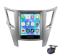 Autoradio Stereo per su-baru out-Back Impreza Legacy 2009-2014,Touchscreen da 9,7 Pollici con Carplay Android Auto WiFi GPS Mirror Link Bluetooth Comandi al Volante + Telecamera Posteriore(Size:L10)