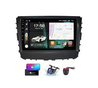 Autoradio Stereo Radio Navigazione GPS Android 13 Carplay Android Auto per SsangYong Rexton 2019-2020 Schermo touch da 9 pollici Stereo Bluetooth 5.0 Comandi al volante FM RDS Lettore multimediale (NF