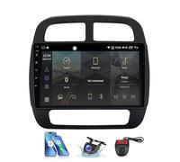 Autoradio Stereo Radio Navigazione GPS Android 15 Radio 9 pollici HD Navigazione GPS Aggiornamento DSP 4G LTE Bluetooth 5.0 CarPlay Android Auto FM Telecamera per Renault K-ZE 2015-2019(NF-2)