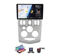 Autoradio Stereo Radio Navigazione GPS Android 15 Radio 9 pollici HD Navigazione GPS Aggiornamento DSP 4G LTE Bluetooth 5.0 CarPlay Android Auto FM Telecamera per Renault Logan 1 2004-2009(NF-7)