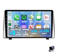 Autoradio Stereo Wireless Carplay per Ch-evrolet Ch-evy Captiva 2018 2019 Touch screen da 9 pollici Navigazione GPS auto Android Bluetooth 5G WiFi Radio FM USB SWC Telecamera di bac(Color:4CORE 2+64G)