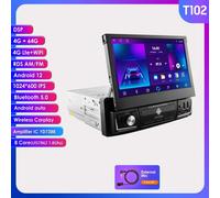 Autoradio universale 1din CarPlay GPS Auto Android Multimedia Player 1 Din Car Stereo 7 pollici schermo retrattile manuale Car Audio