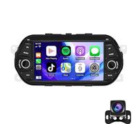 Autoradio wireless Android Auto e CarPlay per Fiat Egea 2015-2017, radio RDS con telecamera di retromarcia, porta micro USB, App Store - modello M800S