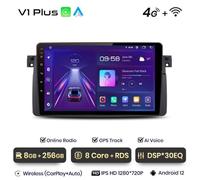 AutoRadioAndroid Per BMW E46 M3 318/320/325/330/335 8G+256GB CarPlay-AndroidAuto