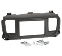 Autoradioblende Einbaurahmen 2 DIN Doppel-DIN Nero Opaco per PEUGEOT Expert 3
