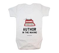 '"autore in the making" Body/Tutina baby, abbigliamento, carino, divertente, baby Boy, baby Girl, unisex, Hilarious, Cheeky, novità, Natale, baby shower, regali di compleanno, regali