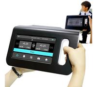 Autorefrattometro, schermo da 7 pollici per screening visivo in oftalmologia, dispositivo portatile per esami oculistici, distanza di misurazione di 98 cm, asse da 0 a 180°, memorizzazione dei dati