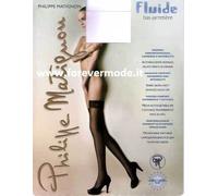 Autoreggente donna Matignon velata opaca, balza liscia siliconata art Fluide 20