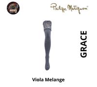 Autoreggente Fantasia Coprente Lana/Cotone con Balza, GRACE Philippe Matignon