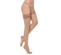 Autoreggenti calze a compressione graduata media 70 den collant per donna nere