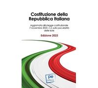 Autori Vari Costituzione della Repubblica Italiana (2023) (Tascabile)