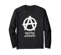 "Autorità delle domande", punk, punk-rock, anarchia Maglia a Manica