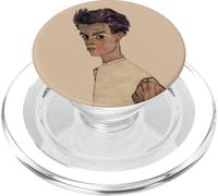 Autoritratto con camicia a righe, di Egon Schiele (1910) PopSockets PopGrip per MagSafe