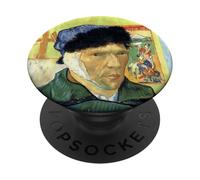 Autoritratto con orecchio bendato di Vincent van Gogh (1889) PopSockets PopGrip Adesivo
