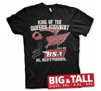 Autorizzato B. S. A. Moto- King Of The Queens Highway Big&tall 3XL-5XL T-Shirt