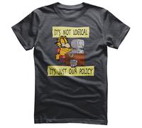 Autorizzato Garfield - It's Not Logical Just il Nostro Politica Maglietta Uomo