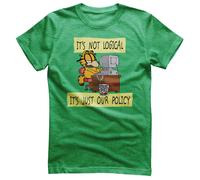 Autorizzato Garfield - It's Not Logical Just il Nostro Politica Maglietta Uomo