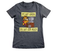 Autorizzato Garfield - It's Not Logical Just il Nostro Politica T-Shirt