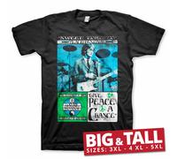 Autorizzato John Lennon - Toronto Pace Festival Big&tall 3XL,4XL,5XL T-Shirt