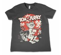 Autorizzato Tom & Jerry Vintage Fumetto Unisex T-Shirt Età 3-12 Anni