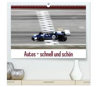 Autos - schnell und schön (hochwertiger Premium Wandkalender 2026 DIN A2 quer), Kunstdruck in Hochglanz: Die Schönheit und Rasanz von (Renn-) Autos eingefangen in dynamischen Bildern und Details.
