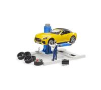 Autoservice con Roadster e Meccanico