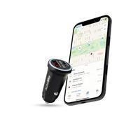 AutoSky Caricabatteria da Auto & GPS Tracker con Funzione di Localizzazione - Compatibile con l'App 'Dove è?' - Caricatore Dual USB per Auto, Antifurto, Monitoraggio in Tempo Reale