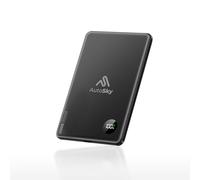 AutoSky Power Bank magnetico, ricarica wireless, capacità 5000 mAh, design elegante e portatile, doppia opzione di ricarica (wireless e cavo)