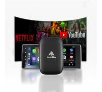AutoSky Wireless CarPlay e Android Auto AI Box Lite per auto CarPlay cablate di fabbrica - Supporta Netflix YouTube e Gmail - Go Wireless con tutte le funzionalità di Wired CarPlay e Android Auto