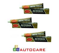 Autosol 0400 Lucidante Metalli 75ml Metal Polish x3