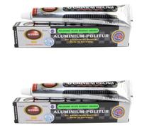 Autosol 2 X 75 ML Alluminio Detergente Polish Pulizia Lucido Cura