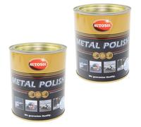 AUTOSOL 2 X 750 Ml Lucidante Per Metallo Edel Chromglanz Pulizia Del Cromo