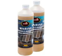 Autosol Teakholz Aufheller 2x1L Pulitore Teak da Barca