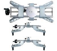 AutoSolo Morsetto per Ruote di Allineamento 3D DSP & Adattatore Magnetico per Misuratori Camber Castor - Compatibile con Cerchi da 11 a 25 Pollici (2 unità)