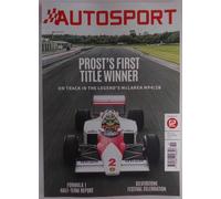 Autosport Rivista Set 2025 Mclaren MP4/2B Alain Prost's Primo Titolo Vincitore