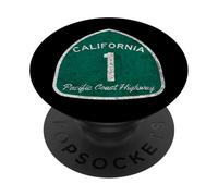 AUTOSTRADA CALIFORNIA 1 UNA COSTA DEL PACIFICO PopSockets PopGrip Adesivo
