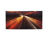 Autostrada Luce Banner Stampa Bandiera per interni ed esterni Banner per feste e cartelli Poster personalizzato Sfondo fotografico Sfondo per Business Laurea Matrimonio Evento Decorazione Piccolo