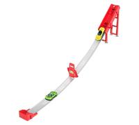 Autostrada, percorso avventura Speedway per bambini, gioco di avviamento con veicoli scivolosi, pista dinamica a cascata con due auto giocattolo compatte, ideale per feste di compleanno, sala giochi
