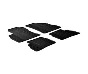 Autostyle 141 Tappetini in Gomma 5 Porte 4 Pezzi con Clip Di