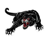 AutoStyle Adesivo Panther -Nero - 33x23cm