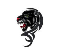 AutoStyle Adesivo Panther + Tribal Small - 12x18cm