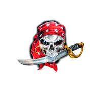 AutoStyle Adesivo Pirate Skull - 11x9cm