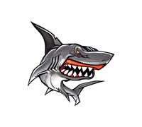 AutoStyle Adesivo Shark II - 11x10,5cm