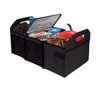 AUTOSTYLE AI91015S Logo COMFORTLINE Pieghevole Trunk Organizer incl. Scomparto Cooler, Nero