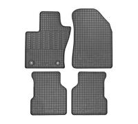 AUTO-STYLE Tappetini in Gomma Compatibile con Alfa Romeo Tonale 2022- (4 Pezzi + Sistema di Fissaggio), Nero