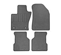AUTO-STYLE Tappetini in Gomma Compatibile con Alfa Romeo Tonale 2022- (4 Pezzi + Sistema di Fissaggio), Nero