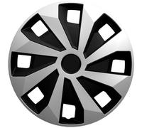 AUTO-STYLE Set di 4 Copricerchi Volvano-Van 15 Pollici Argento/Nero (sferico)