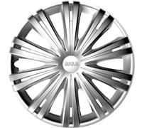AutoStyle GIGA15 Set Copricerchio Giga 15 Silver, 4 pezzi